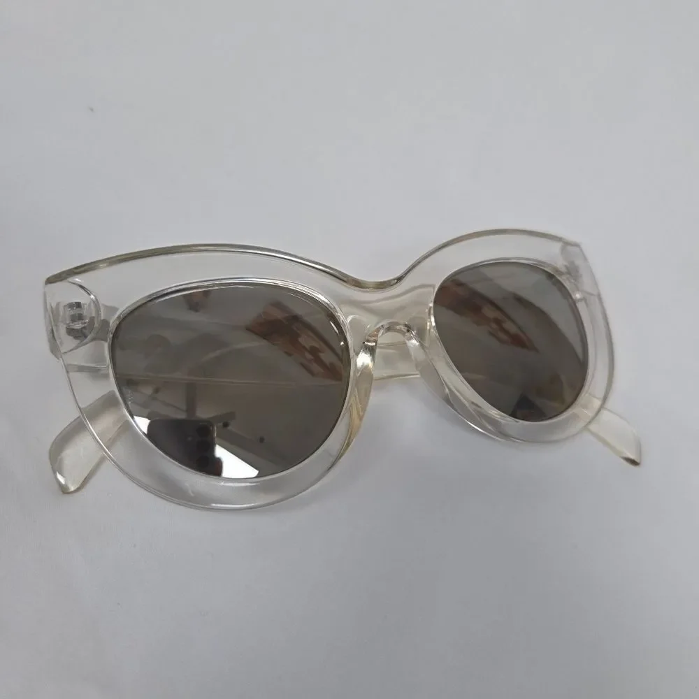 Quay X Shay Jinx Clear Mirrored Sunglasses